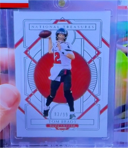 2020 Panini National Treasures #83 Tom Brady — front