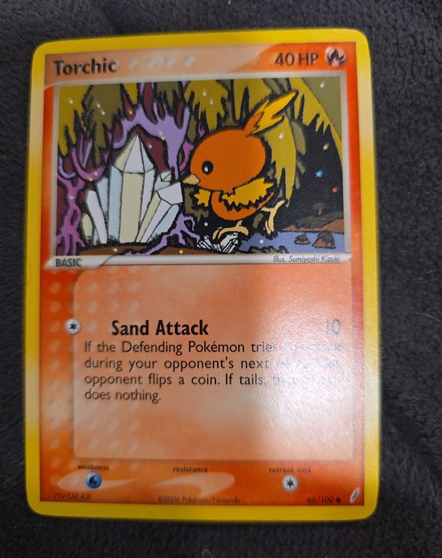 2006 Pokemon EX Crystal Guardians #66 Torchic — front