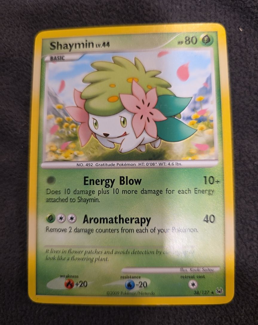 2009 Pokémon Platinum #38 Shaymin — front