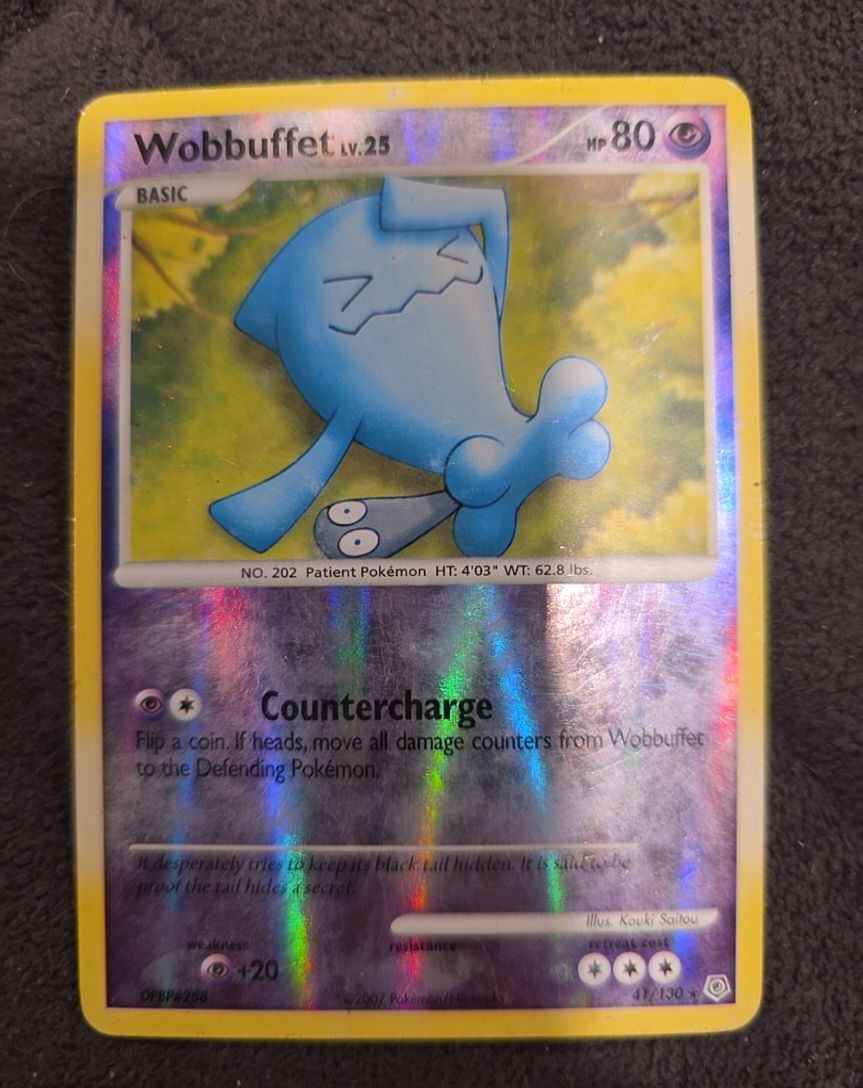 2007 Pokémon Diamond & Pearl #41 Wobbuffet — front