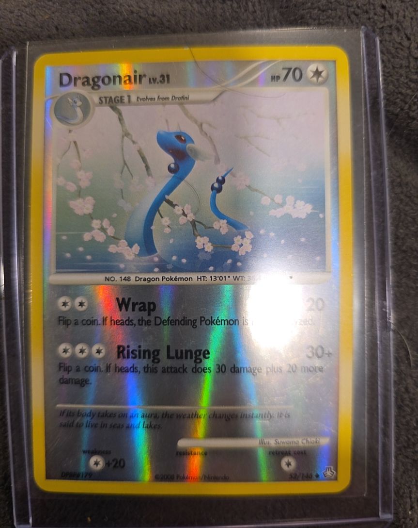 2008 Pokémon Legends Awakened #52 Dragonair — front