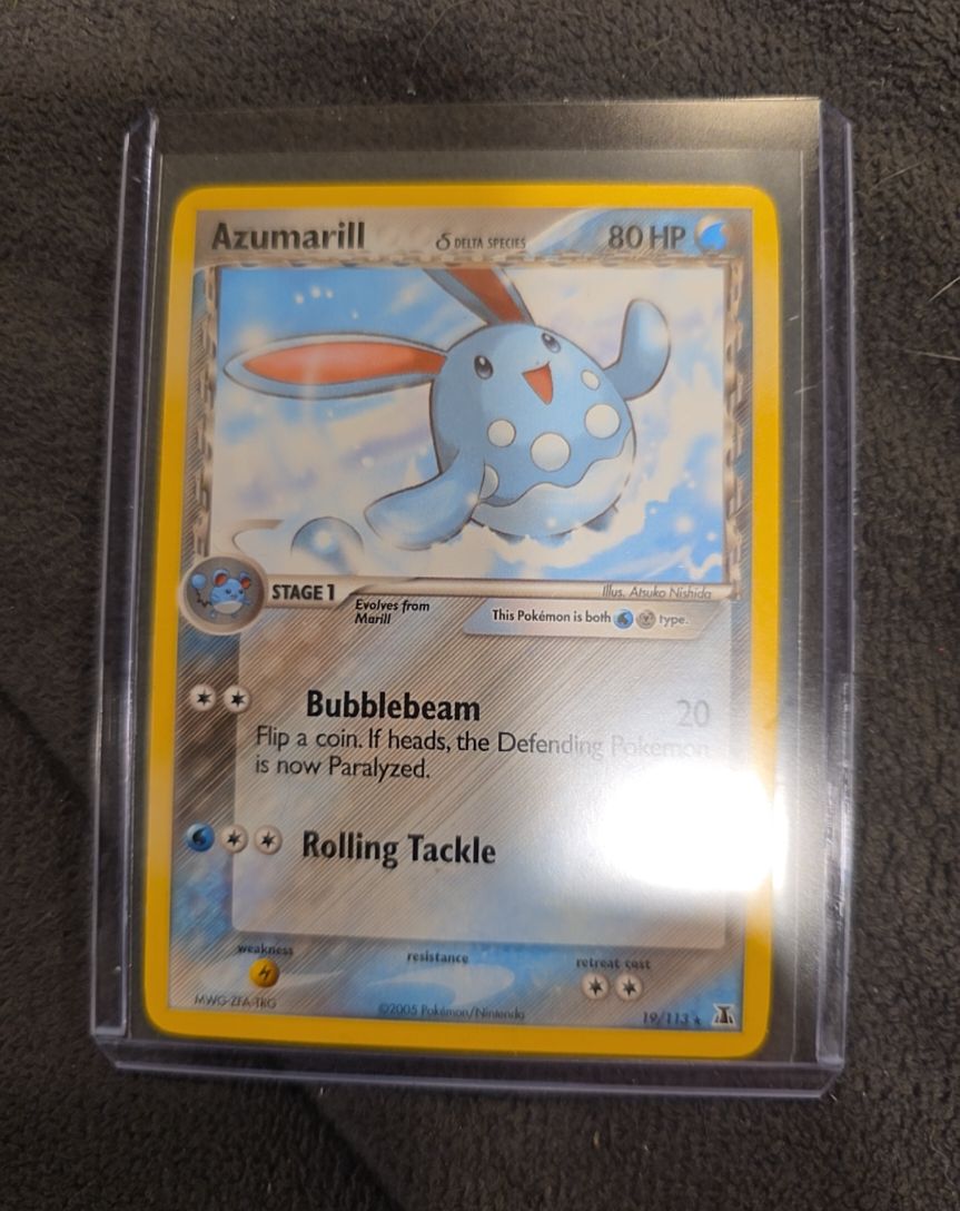 2005 Pokémon EX Delta Species #19 Azumarill — front