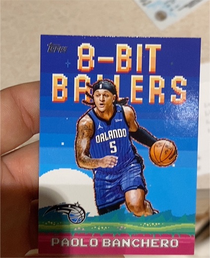 2025-26 Topps 8-Bit Ballers #8B9 Paolo Banchero — front