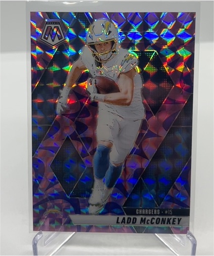2025 Panini Mosaic #15 Ladd McConkey — front