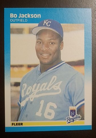1987 Fleer #369 Bo Jackson — front
