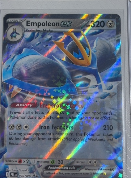 2025 Pokémon TCG ME02: Phantasmal Flames #070 Empoleon ex — front