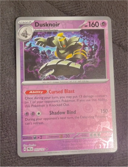2023 Pokémon 037 Dusknoir — front
