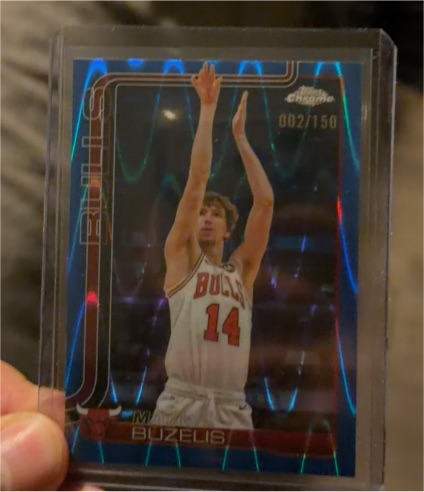 2025-26 Topps Chrome #231 Matas Buzelis — front