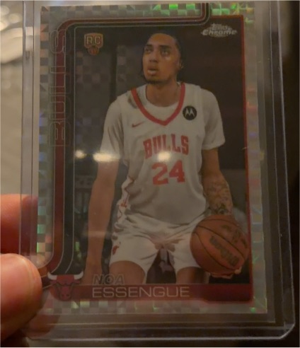 2025-26 Topps Chrome #262 Noa Essengue — front