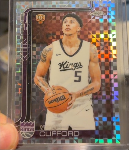 2025-26 Topps Chrome #274 Nique Clifford — front