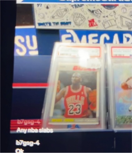 1991 NBA Hoops #579 Michael Jordan — front