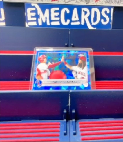 2024 Topps Chrome Shohei Ohtani Blue Wave Parallel — front