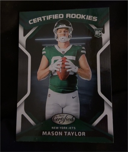 2025 Panini Certified #CRK-MTR Mason Taylor Certified Rookies — front