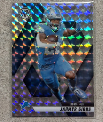 2025 Panini Mosaic #26 Jahmyr Gibbs — front