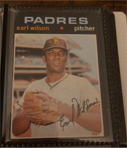1971 Topps #301 Earl Wilson — front