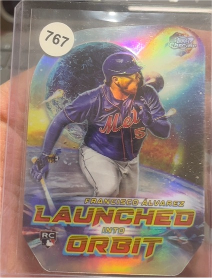 2023 Topps Cosmic Chrome Launched Into Orbit #LIO-20 Francisco Alvarez — front