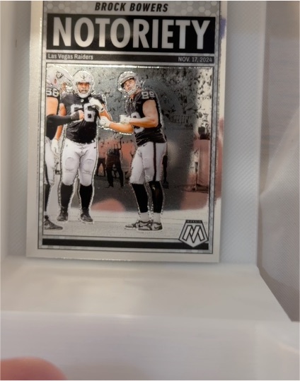 2025 Panini Mosaic #10 Brock Bowers Notoriety — front