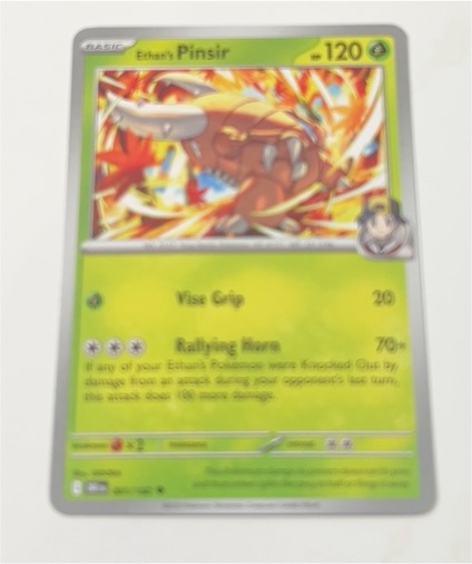 2025 Pokémon Destined Rivals #001 Ethan's Pinsir — front