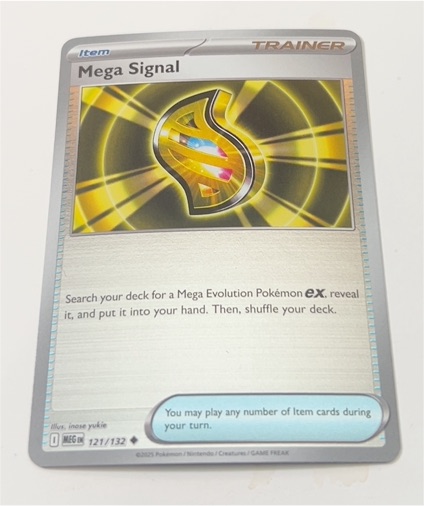 2025 Pokémon Mega Evolution #121 Mega Signal — front