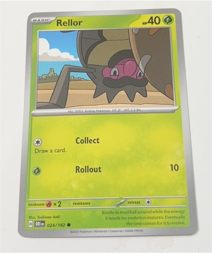 2025 Pokémon SV10: Destined Rivals #024 Rellor — front
