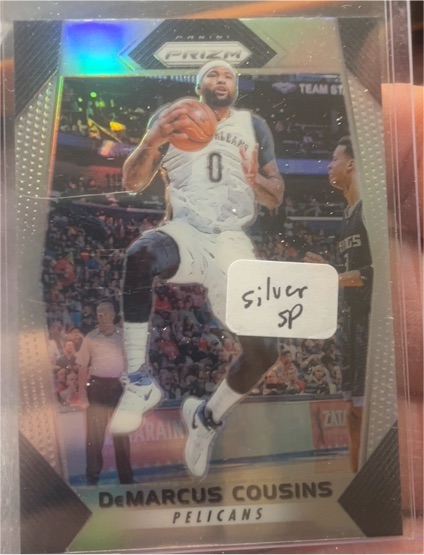 2017-18 Panini Prizm #123 DeMarcus Cousins — front