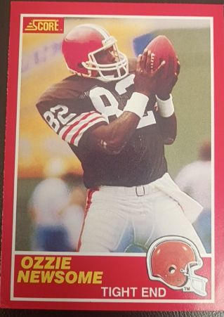 1989 Score #124 Ozzie Newsome — front