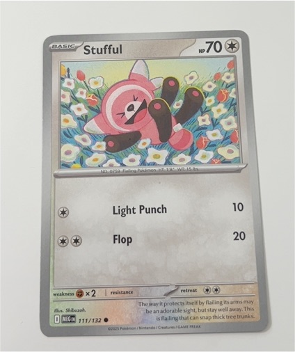 2025 Pokémon ME01 #111 Stufful — front