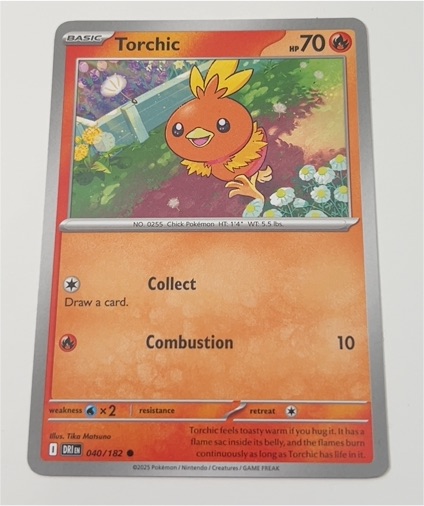 2025 Pokemon #040 Torchic — front