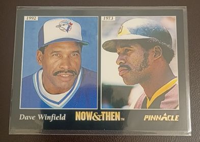 1993 Pinnacle Now & Then #295 Dave Winfield — front