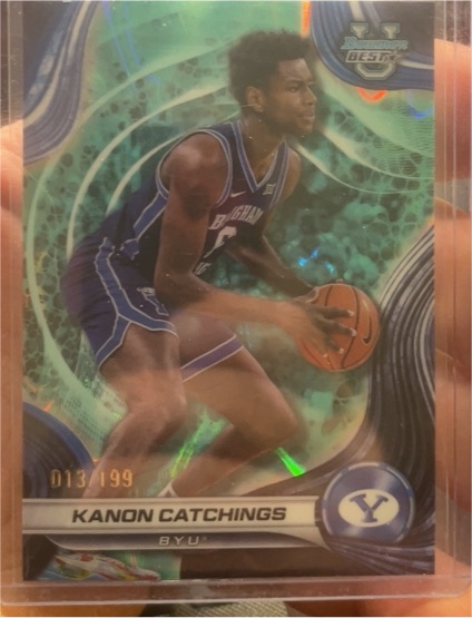 2024-25 Bowman Best University #40 Kanon Catchings — front