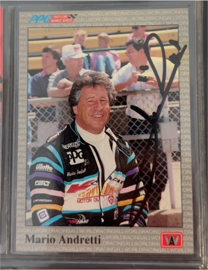 1991 All World PPG Indy Car World Series #5 Mario Andretti — front