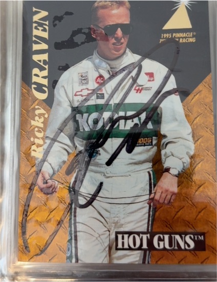 1995 Pinnacle #7 Ricky Craven — front