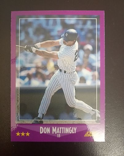 1988 Score #1 Don Mattingly — front