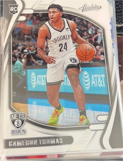2021-22 Panini Chronicles Absolute Memorabilia #203 Cameron Thomas — front