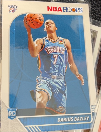 2019-20 Panini NBA Hoops #249 Darius Bazley — front