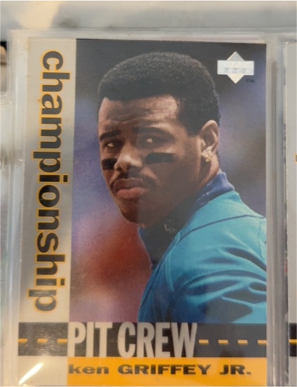 1994 Upper Deck #136 Ken Griffey Jr. Championship Pit Crew — front
