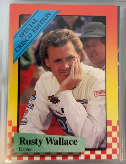 1989 Maxx Special Crisco Edition #5 Rusty Wallace — front
