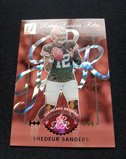 2025 Panini Donruss Rated Rookies Retro #11 Shedeur Sanders — front