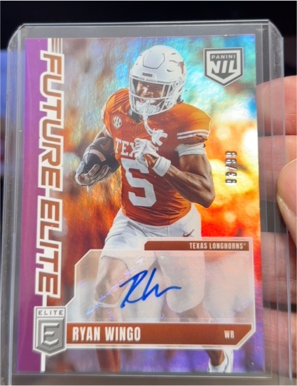 2025 Donruss Elite #FE-RWO Ryan Wingo Future Elite Purple — front