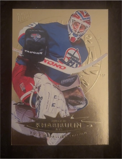 1995-96 Fleer Ultra Gold Medallion #180 Nikolai Khabibulin — front