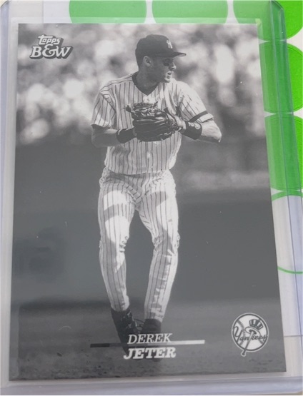 2024 Topps Black & White #2 Derek Jeter — front