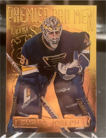 1994-95 Fleer Ultra Premier Pad Men #3 Curtis Joseph — front