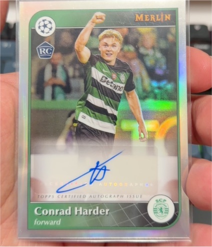 2024-25 Topps Merlin #AU-CH Conrad Harder — front