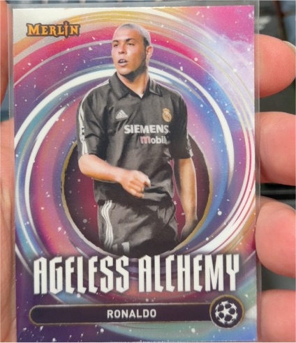 2024-25 Topps Merlin UEFA Club Competitions #AA-19 Ronaldo Ageless Alchemy — front