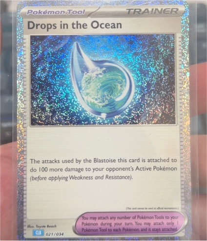 2023 Pokémon TCG Classic Collection #021 Drops in the Ocean — front