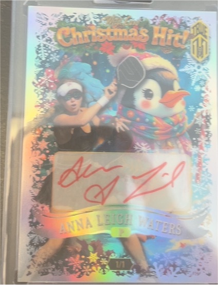 2025 Wild Card Christmas Hit #01 Anna Leigh Waters — front