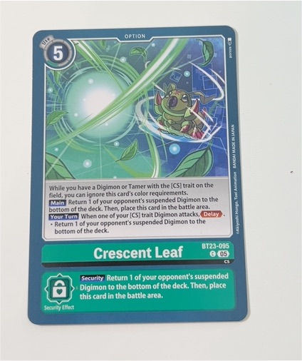 Digimon TCG 2020 BT23-095 Crescent Leaf — front
