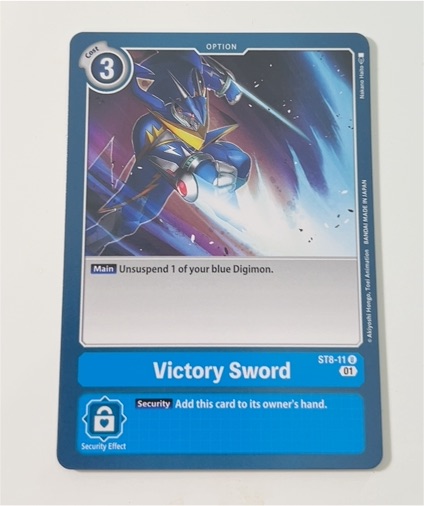 Digimon Card Game Victory Sword ST8-11 — front