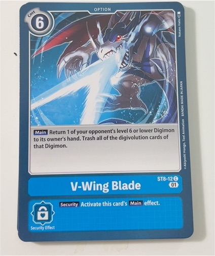 Digimon ST8-12 V-Wing Blade — front