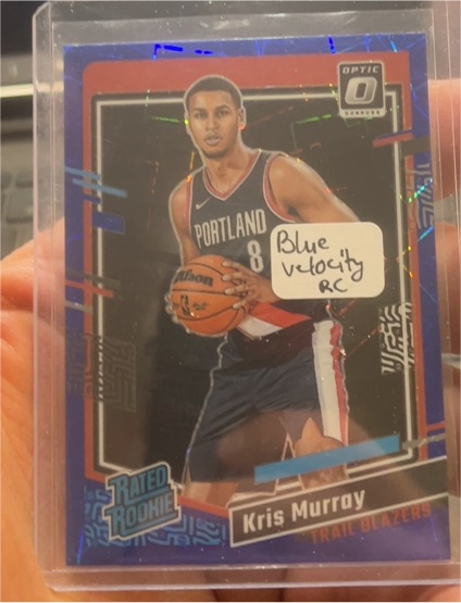 2023-24 Panini Donruss Optic Blue Velocity RC Kris Murray — front